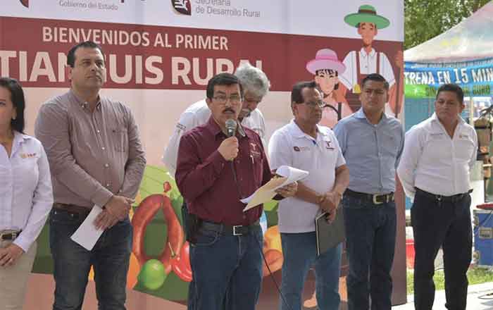 Gobierno de Tamaulipas realiza con éxito Tianguis Rural 1 TIANGUIS