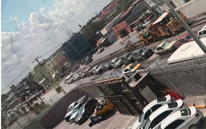Dan mantenimiento a vías del tren en Reynosa 1 TREN