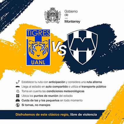 Emiten recomendaciones para un Clásico 'pasado por agua' 1 cartel 2