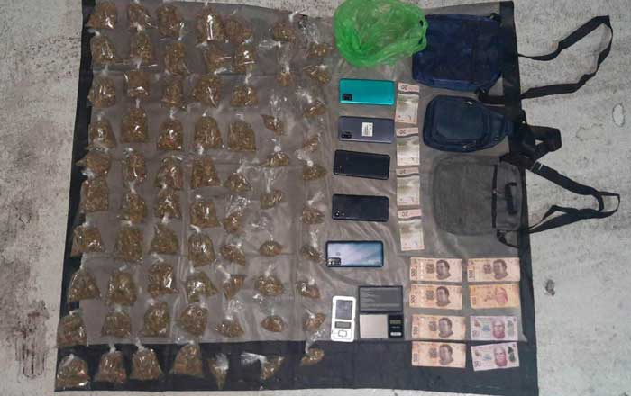 Detienen a cuatro después de persecución en Montemorelos 1 droga