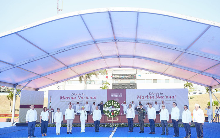Presidente y gobernador de Tamaulipas conmemoran Día de la Marina en Ciudad Madero 2 350378857 906415510658931 6292544779528083860 n
