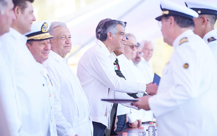 Presidente y gobernador de Tamaulipas conmemoran Día de la Marina en Ciudad Madero 1 351224116 793587055566360 1794960201020865463 n