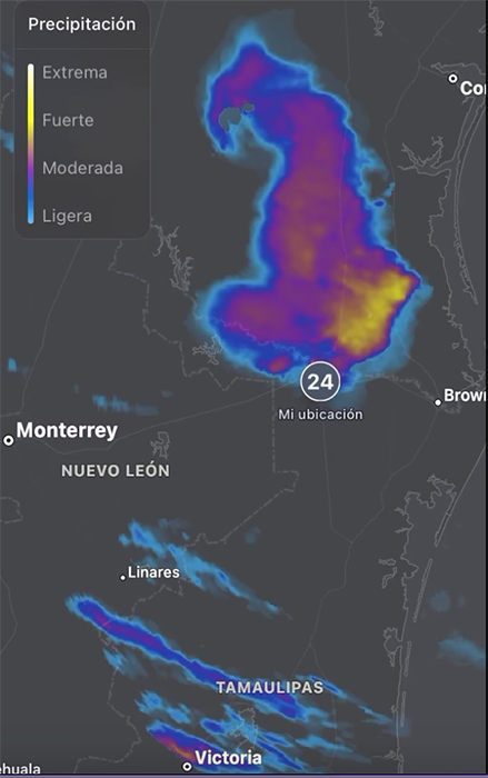 Cielo reynosense se ‘pinta’ de rojo previo a lluvias matutinas 4 353100624 536978131980411 5895147941788696282 n