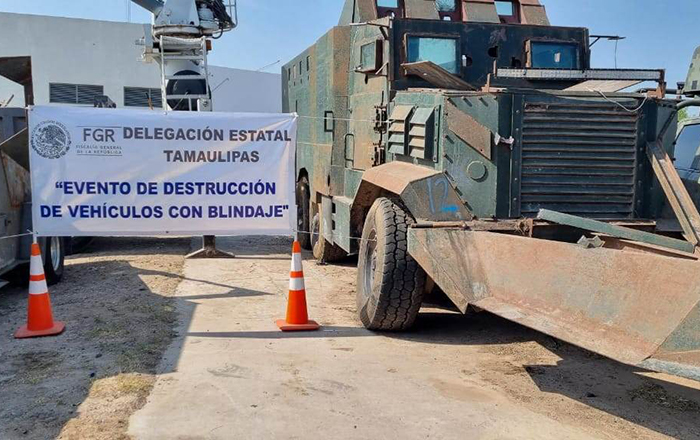 Destruyen 14 vehículos blindados en Reynosa 3 355388807 1585051625318910 6594688572905229833 n