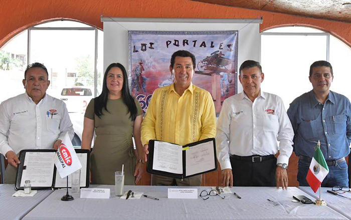 López Hernández coloca primera piedra de Cámara Nacional de la Industria de la Construcción 1 356196263 654248802900424 1430520188027508704 n