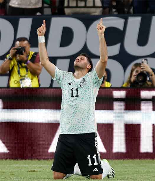 México se impone 3-1 a Haití y asegura pase a cuartos de final 2 GIMENEZ 2