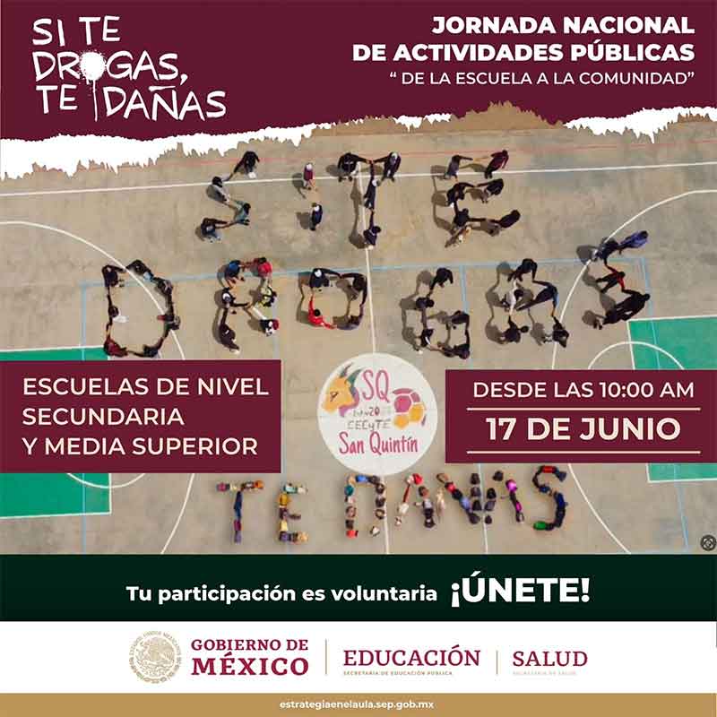 Actividades escolares del sábado 17, voluntarias: SET 1 SET