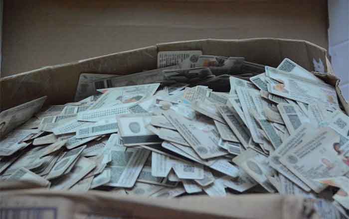 Destruyen 230 mil credenciales de elector 1 TARJETAS