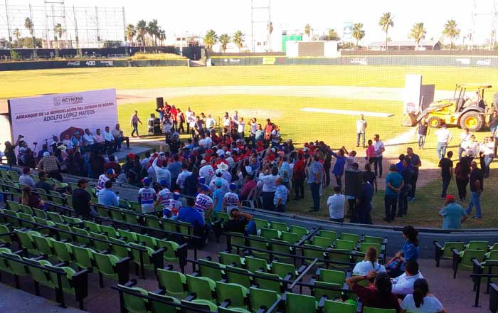 Inician rehabilitación del Parque de Béisbol en Reynosa 1 fag 2