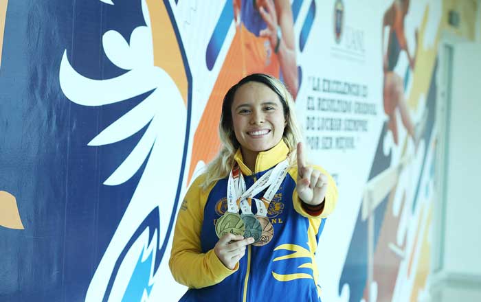 Reafirman Tigres de UANL hegemonía en karate de Universiada 2 med