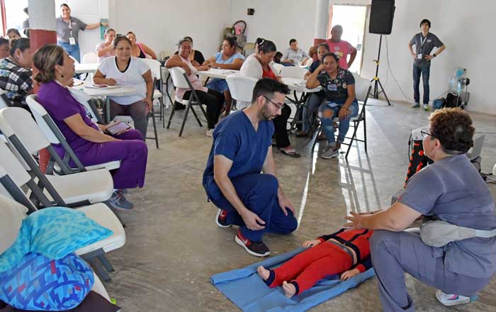 Imparte DIF Matamoros curso de Primeros Auxilios en Poblado Higuerillas 1 psps