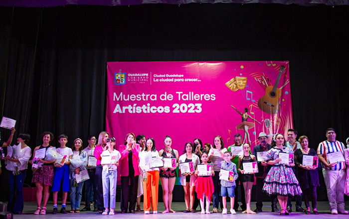 Suma gobierno de Guadalupe más de mil 300 alumnos de talleres artísticos 3 2 8