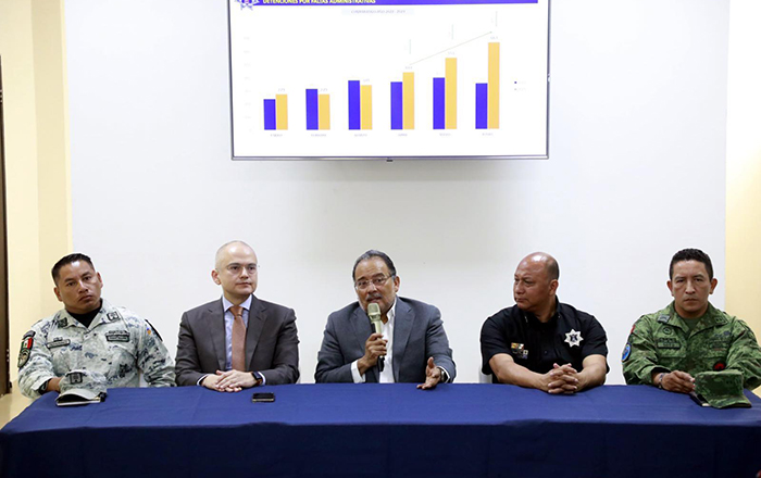 Reporta Escobedo reducción en delitos; refrendan coordinación contra el crimen 2 3 1