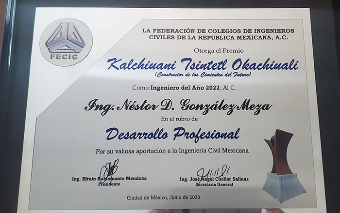 FECIC nombra como Ingeniero del Año a Néstor González Meza 1 358049858 175620582016296 3826724945652498173 n