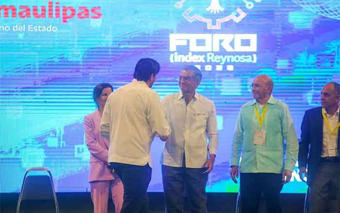 Inaugura Américo Villarreal el Foro INDEX Reynosa 2023 1 AMERICO 2 1