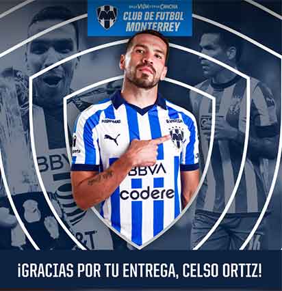 Es Celso Ortiz, el 'sacrificado' Rayado 1 CELSO