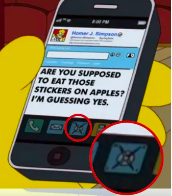 ¿Los Simpson predijeron el nuevo logo 'X' de Twitter? 1 Captura de pantalla 2023 07 26 a las 8.52.56 a. m