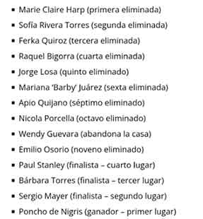 'La casa de los famosos' vuelve a ser acusada de fraude 1 LISTA