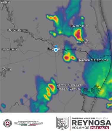 Prevén lluvias aisladas en Reynosa 1 LLUVIAS 2