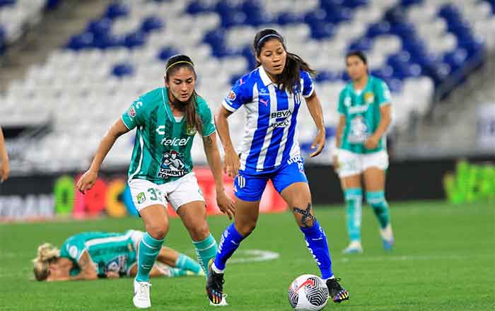 Festín albiazul: Rayadas vencen 7-0 a León 2 RAYADAS 2 1