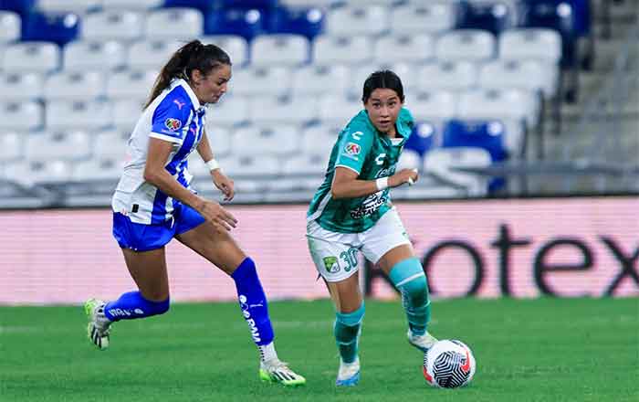 Festín albiazul: Rayadas vencen 7-0 a León 1 RAYADAS 4