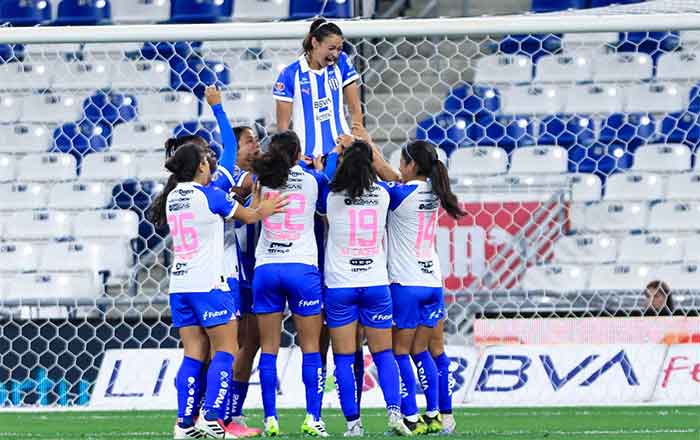 Festín albiazul: Rayadas vencen 7-0 a León 5 RAYADAS 5