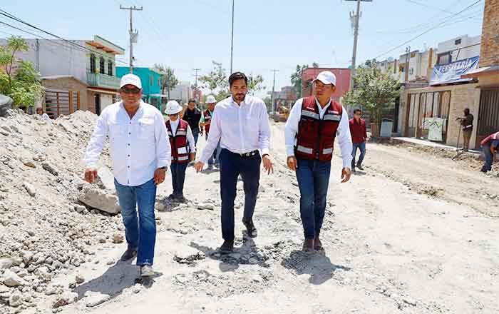 En Reynosa impulsan pavimentación con recursos REPUVE 1 REYNOSA 2