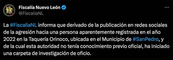 Anuncian investigaciones por video ¡de hace un año! 3 TUIT 3