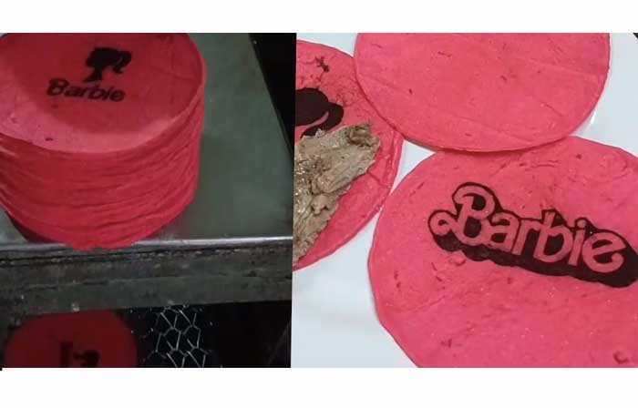 Las tortillas rosas que se suben a la tendencia de Barbie 1 bar 1