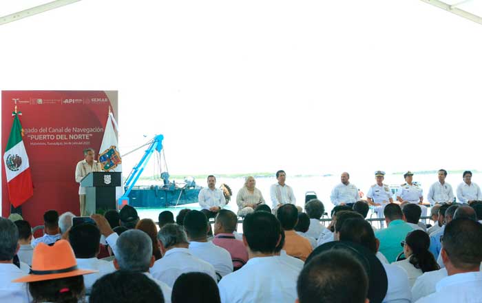 Arranca dragado del canal de navegación del Puerto del Norte de Tamaulipas 4 fghjkuytres