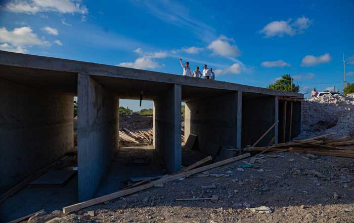 Sustituye Gobierno de Matamoros, viejo puente de fierro por uno vehicular 1 mat 1