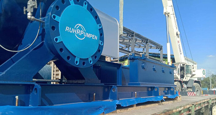 Llega equipo de bombeo a Acueducto Cuchillo II