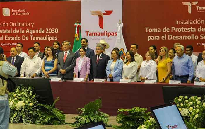 Carlos Peña rinde protesta con Américo en Consejo Estatal de Agenda 2030 1 ALCALDE 2 10