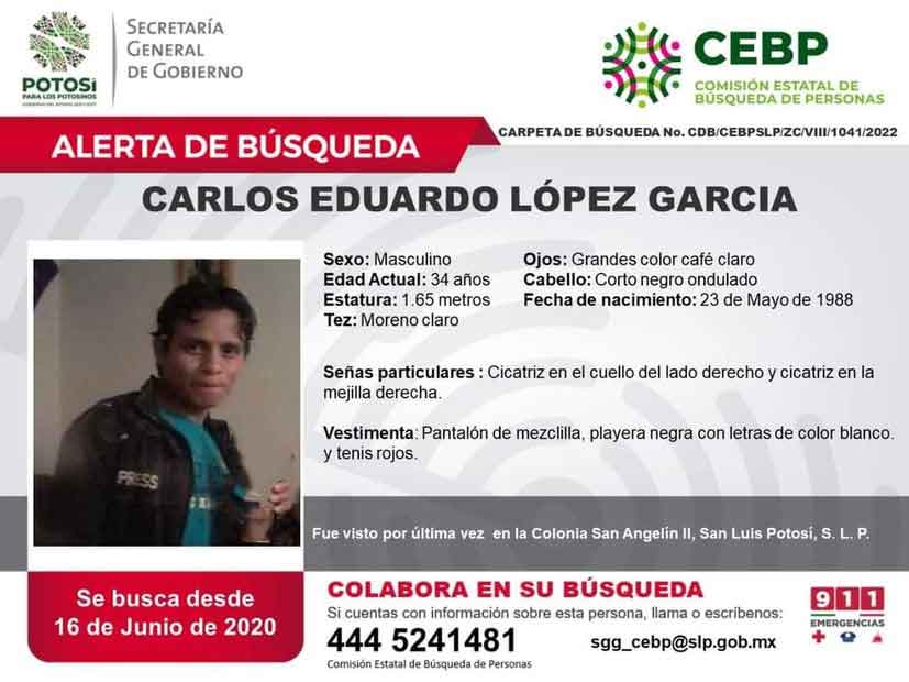 Madre buscadora de SLP localiza a su hijo en... Colombia 1 CARLOS