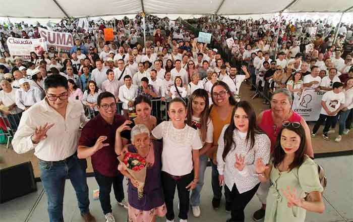 'Sacamos 11 mil jóvenes de la delincuencia': Claudia Sheinbaum 1 CLAUDIA 2 1