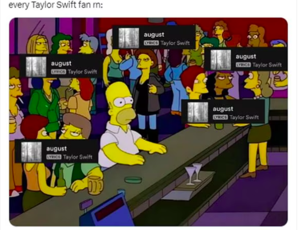 'Swifties' celebran la llegada del mes con 'August' de Taylor Swift 1 Captura de pantalla 2023 08 01 a las 6.56.21 p. m