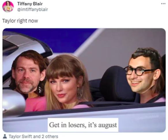 'Swifties' celebran la llegada del mes con 'August' de Taylor Swift 2 Captura de pantalla 2023 08 01 a las 6.56.37 p. m