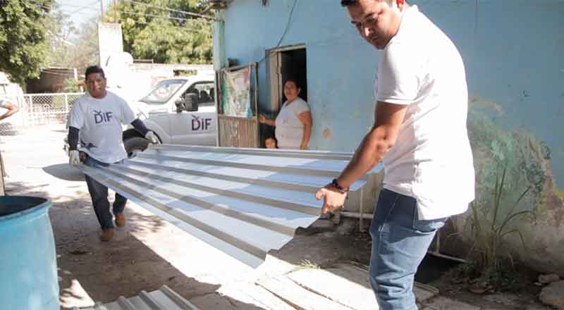 Entregan a ejidos 500 láminas para rehabilitación de viviendas 1 EJIDOS
