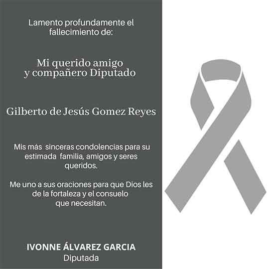 Impacta muerte del diputado panista Mario Jesús Gómez en NL 2 ESQUELA