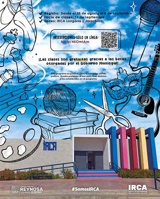 Anuncia Carlos Peña inscripciones a talleres artísticos 1 IRCA 2 1