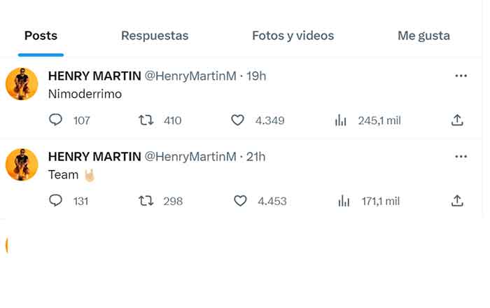 Henry Martín y su festejo por el triunfo de Wendy Guevara 1 POST