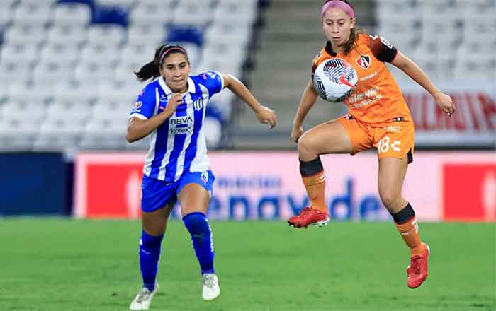 Rayadas vencen 2-0 al Atlas 5 RAYADAS 5