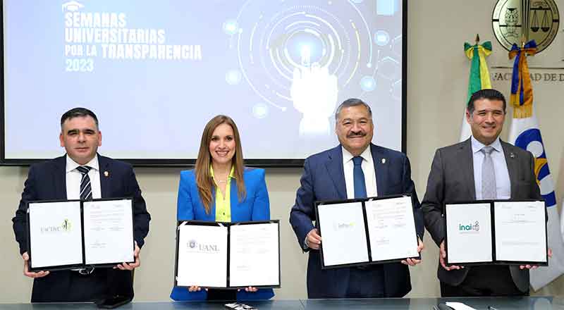 UANL firma convenio para fortalecer la protección de datos 1 RECTOR SANTOS 2