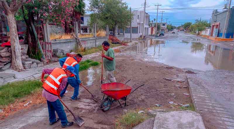 Realizan limpieza de desagües y alcantarillas en Río Bravo 1 RIO BRAVO 2 2