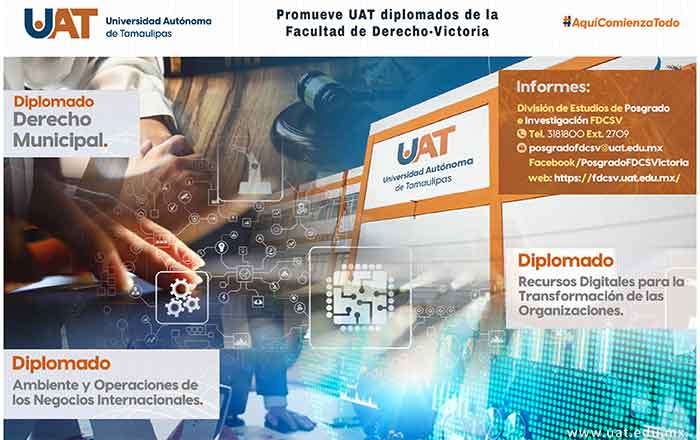 Promueve la UAT diplomados de la Facultad de Derecho Victoria 1 UAT 5