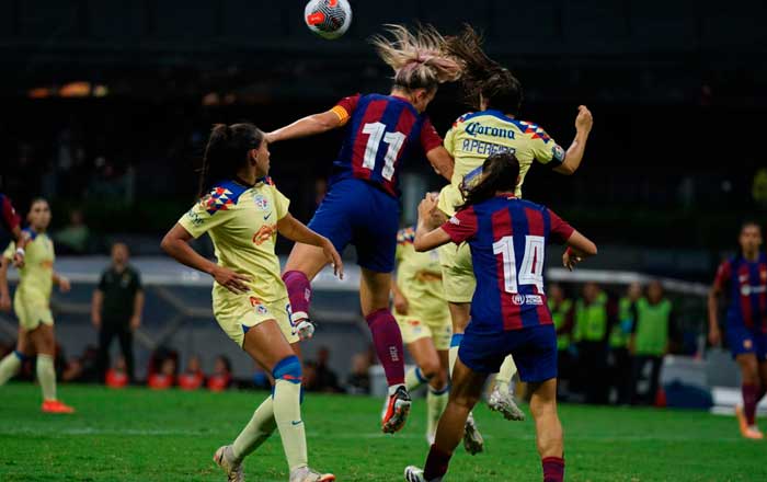 Barcelona derrota al América en el arranque de su gira mexicana 1 amee