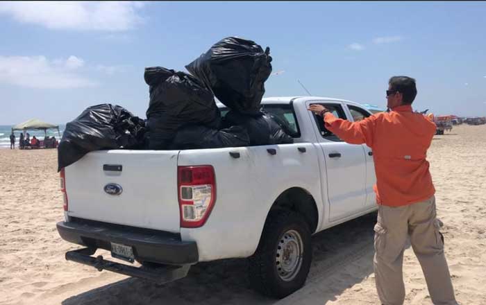 Exhortan a cuidar y mantener limpia a Playa Miramar 1 ba
