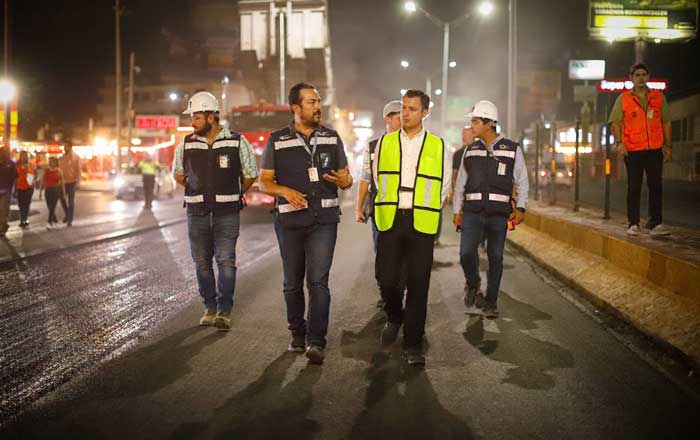 Supervisa Colosio avance en la rehabilitación de Garza Sada 1 col 1