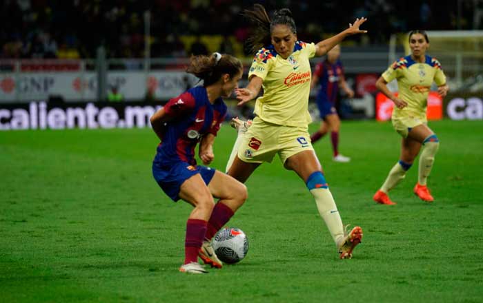 Barcelona derrota al América en el arranque de su gira mexicana 2 fdg