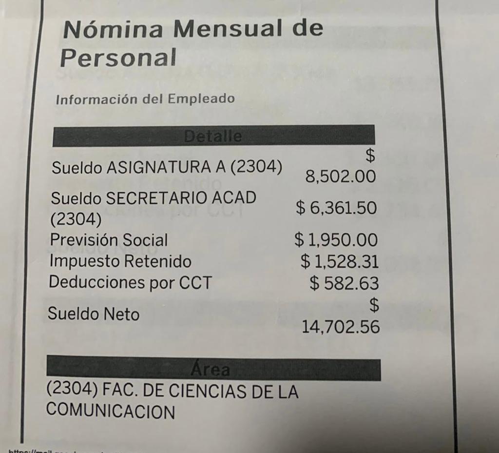 Salarios en la FCC de la UANL… ¡que ni Obama! 3 fedb1d51 443e 4160 9365 bf731fc60e9d